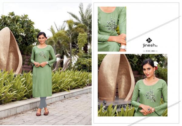 Jinesh Nx Anamika Viscose Embroidery Designer Kurti Collection 